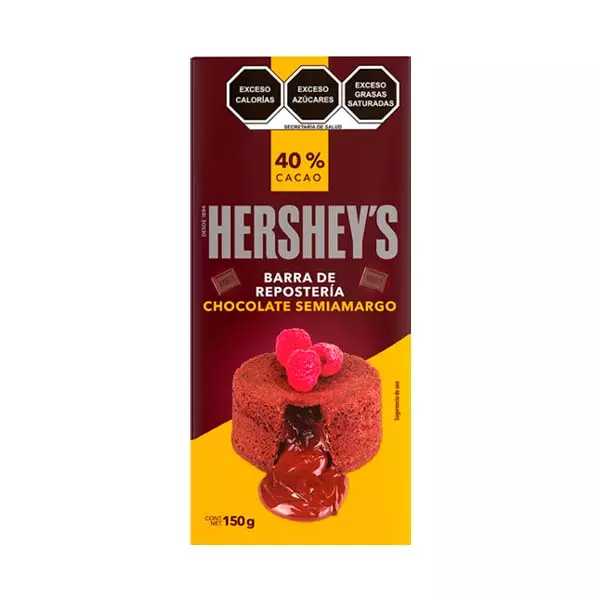 Barra de Chocolate Semiamargo para Repostería Hershey's® 150 gr