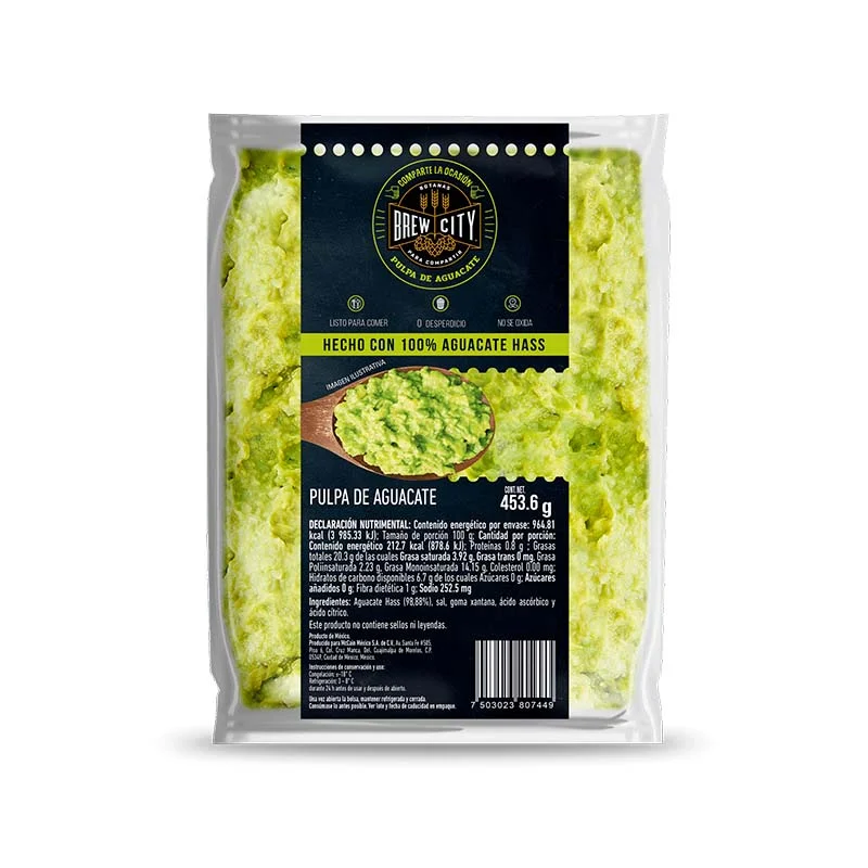 Pulpa de Aguacate Brew City® 450 gr