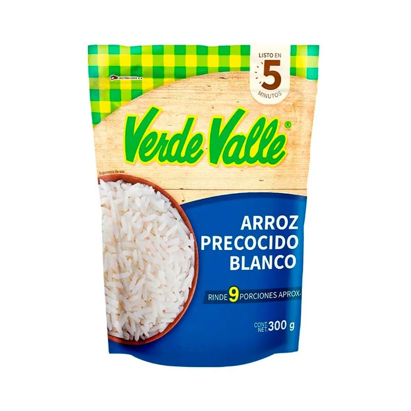 Arroz Precocido Blanco Valle Verde® 300 gr