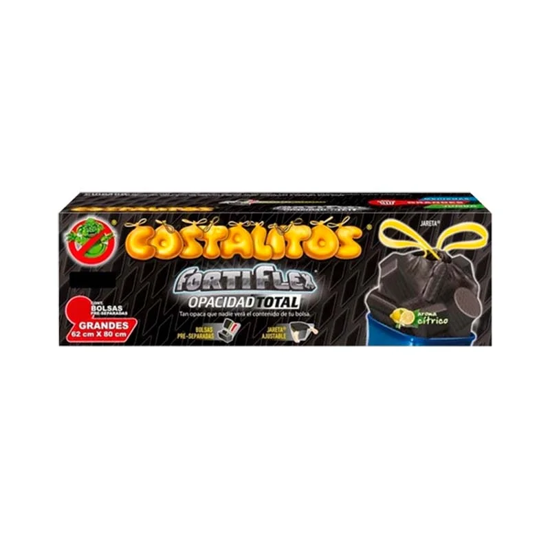 Bolsa de Basura Fortiflex Costalitos® 62x80 cm 12 Piezas