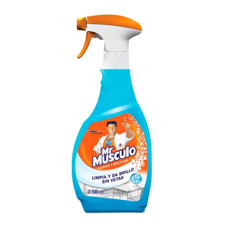 Mr. Músculo® Vidrios, Limpieza y Brillos 500 ml