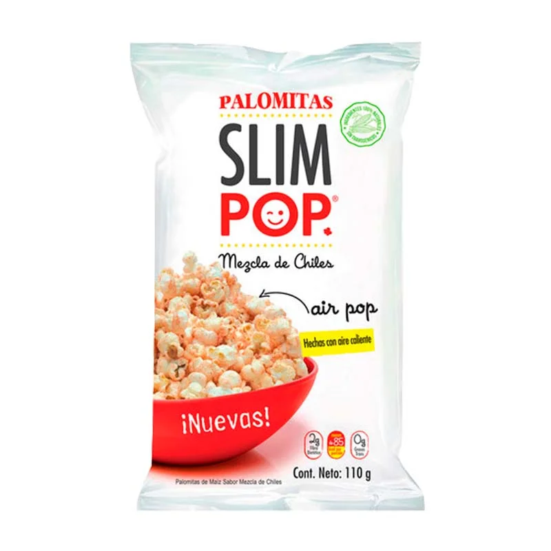 Palomitas Mezcla de Chiles Slim Pop® 110 gr