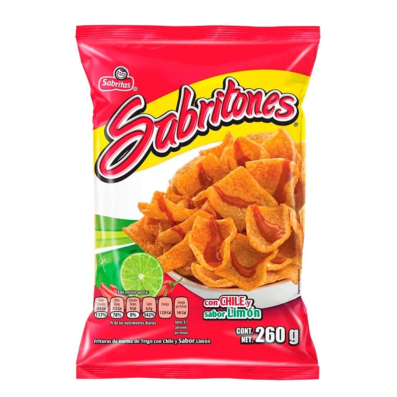Sabritones® Chile y Limón 260 gr