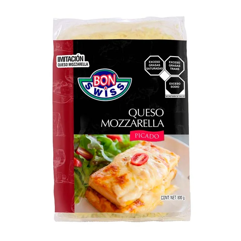 Queso Mozzarella Picado Bon Swiss® 800 gr