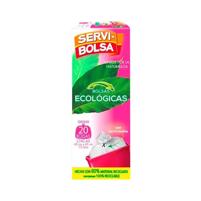 Bolsa Ecológica para Basura SB Chica 20 Piezas