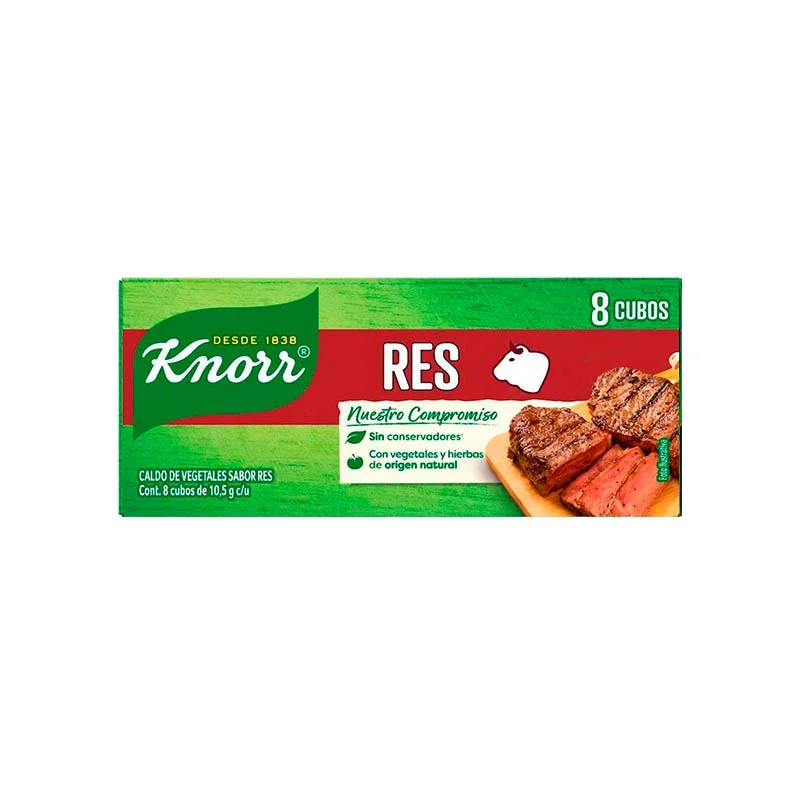 Caldo de Res Knorr® 8 Cubos de 10.5 gr