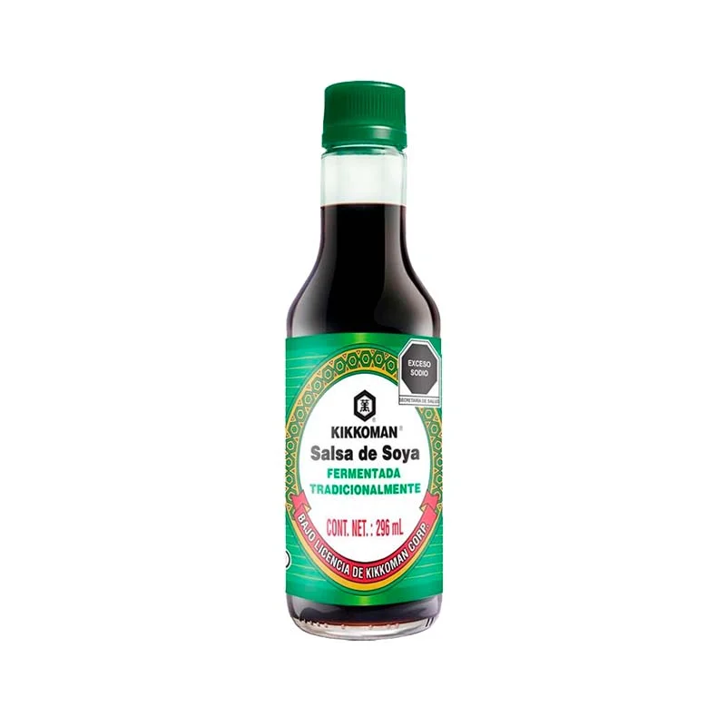 Salsa de Soya Kikkoman® Reducida en Sodio 296 ml