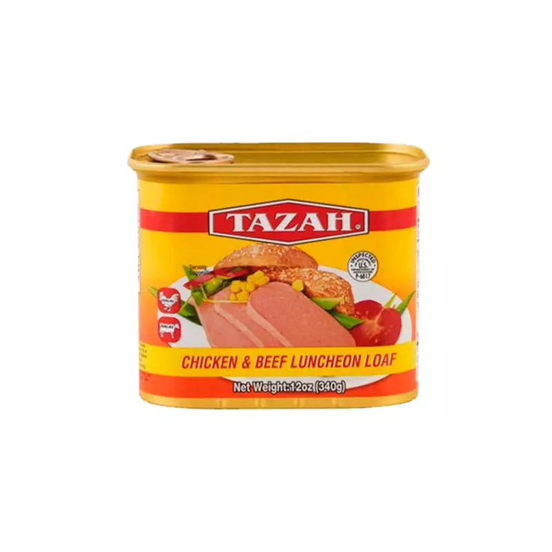 Mortadela Pollo y Res Tazah 340 gr (Halal)