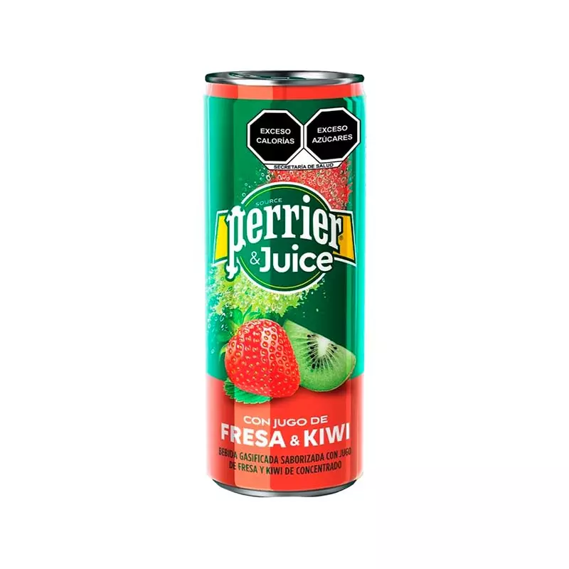Bebida Gasificada Perrier & Juice® Sabor Fresa y Kiwi 250 ml