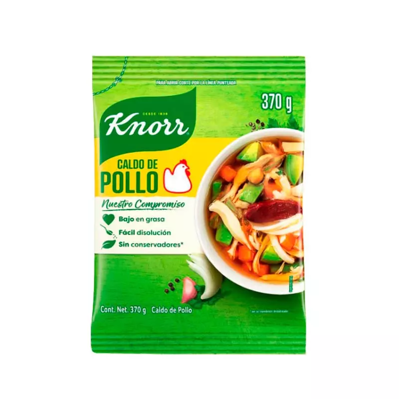Caldo de Pollo Knorr® Bolsa 370 gr