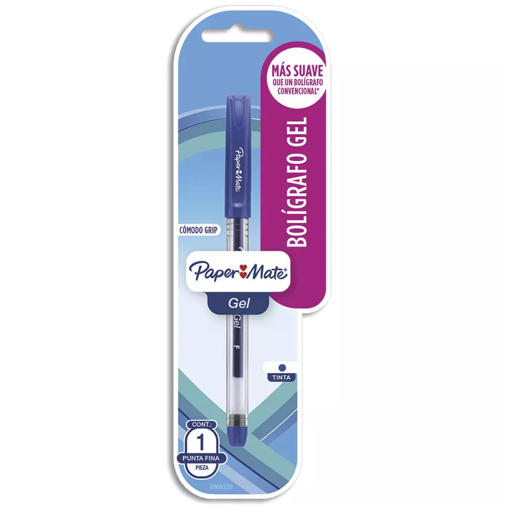 Bolígrafo Gel Stick 5mm Azul Blíster Paper Mate®