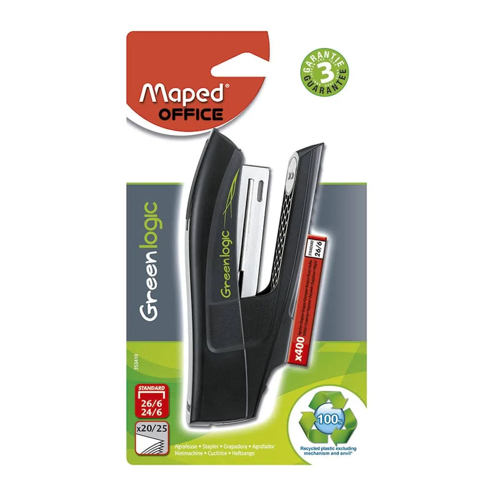Engrapadora de Plástico Mediana Greenlogic Maped®