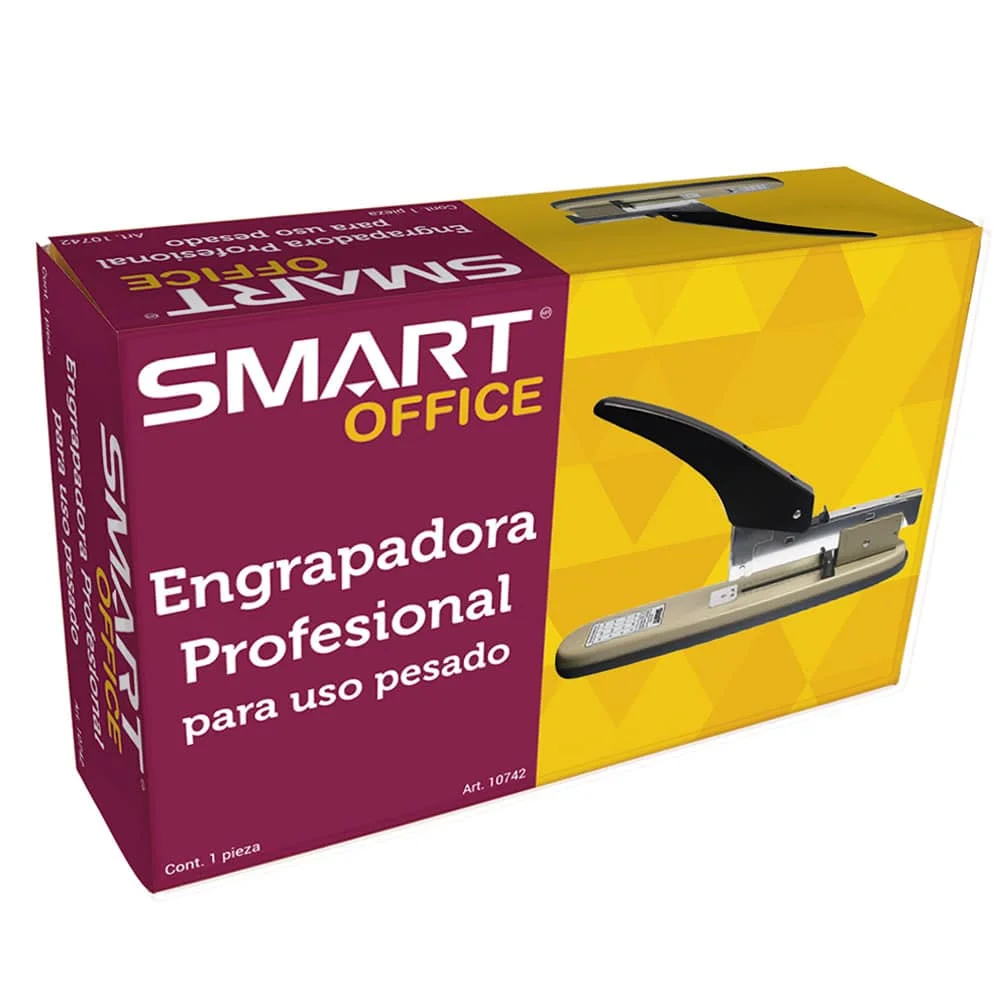 Engrapadora Metálica Uso Pesado Profesional Hasta 100 Hojas Smart®