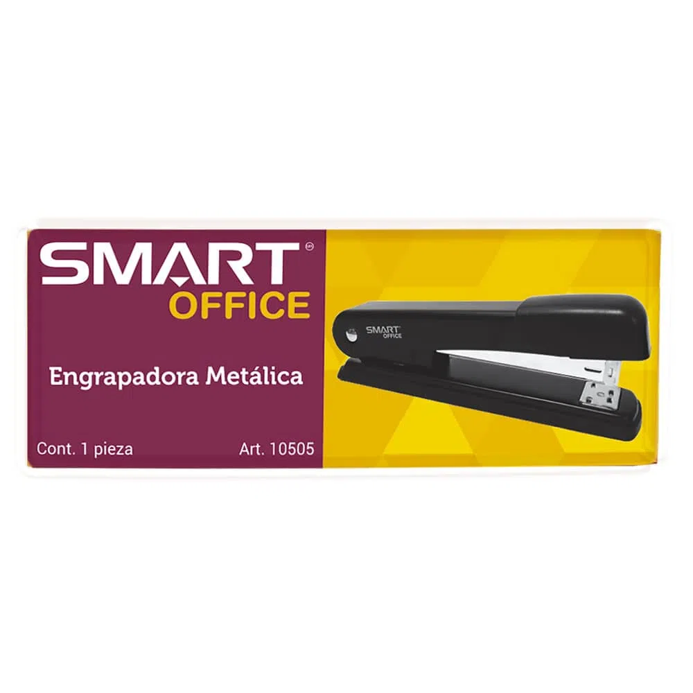 Engrapadora Metálica Grande Negro Smart