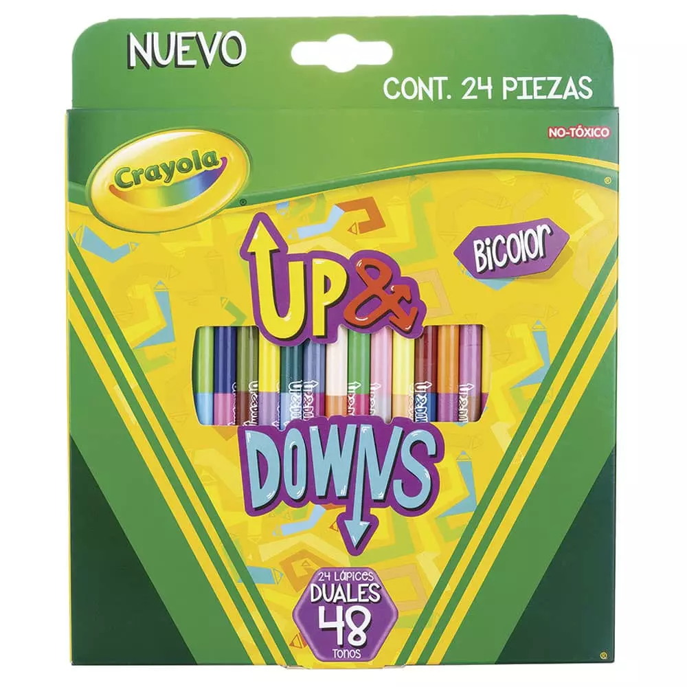 Lápices Doble Color 24 x 48 Red Up & Down Crayola®