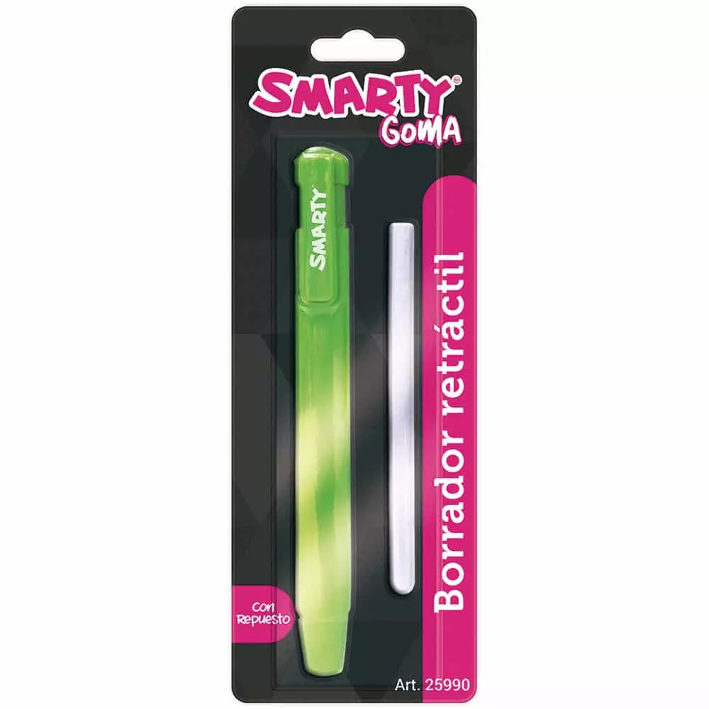 Goma de Borrar Tipo Pluma Cool Colors Silky Smarty®