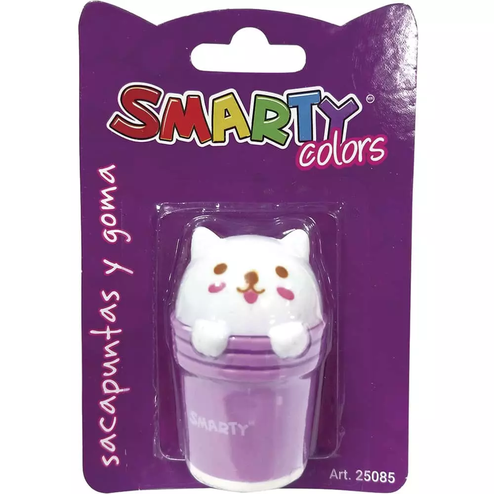 Sacapuntas de Plástico con Goma Osito Blíster Smarty®