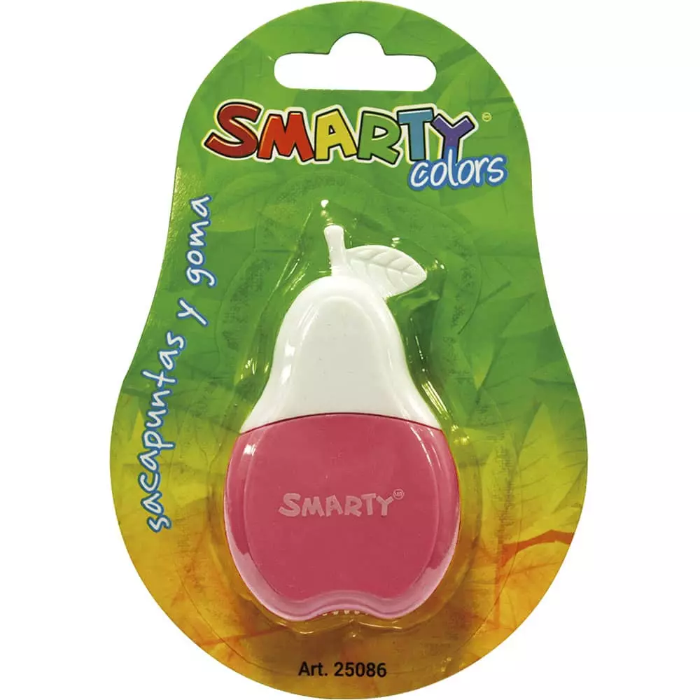 Sacapuntas de Plástico con Goma Pera Blíster Smarty®