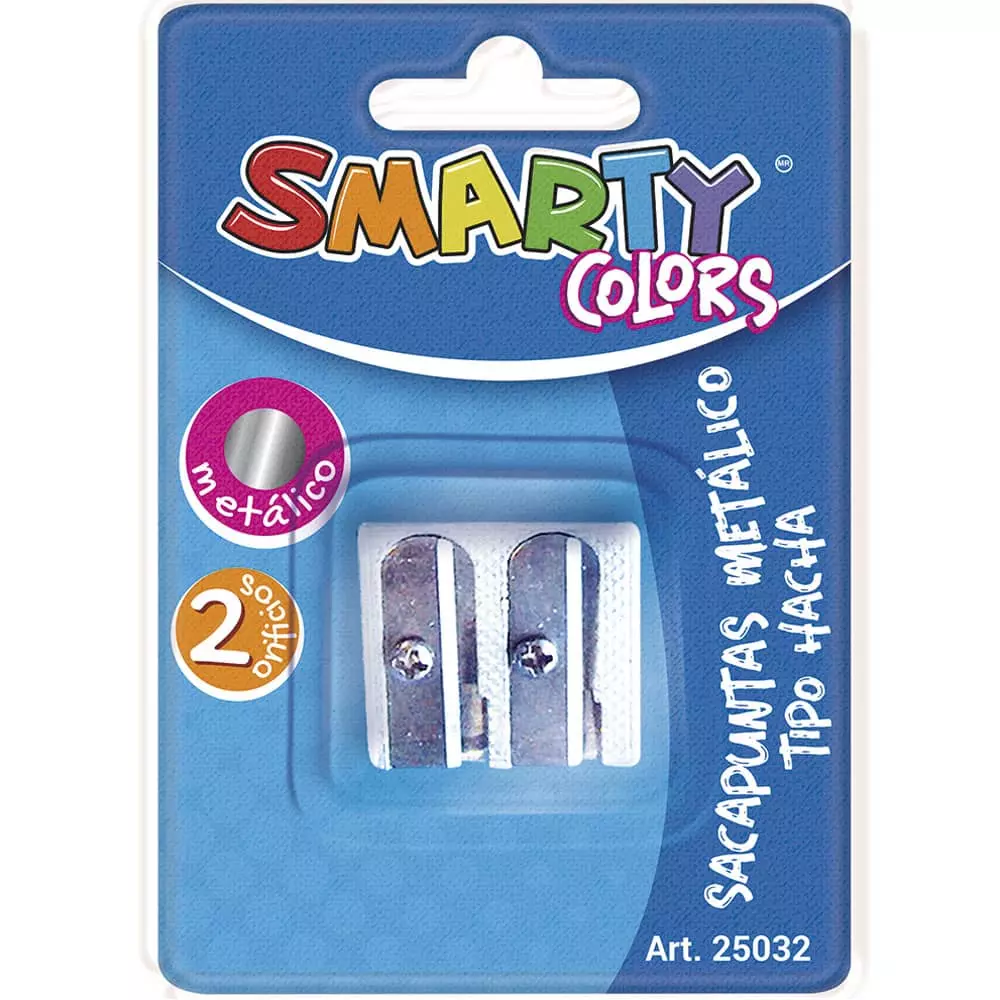 Sacapuntas de Metal Hacha Duo Blíster Smarty®