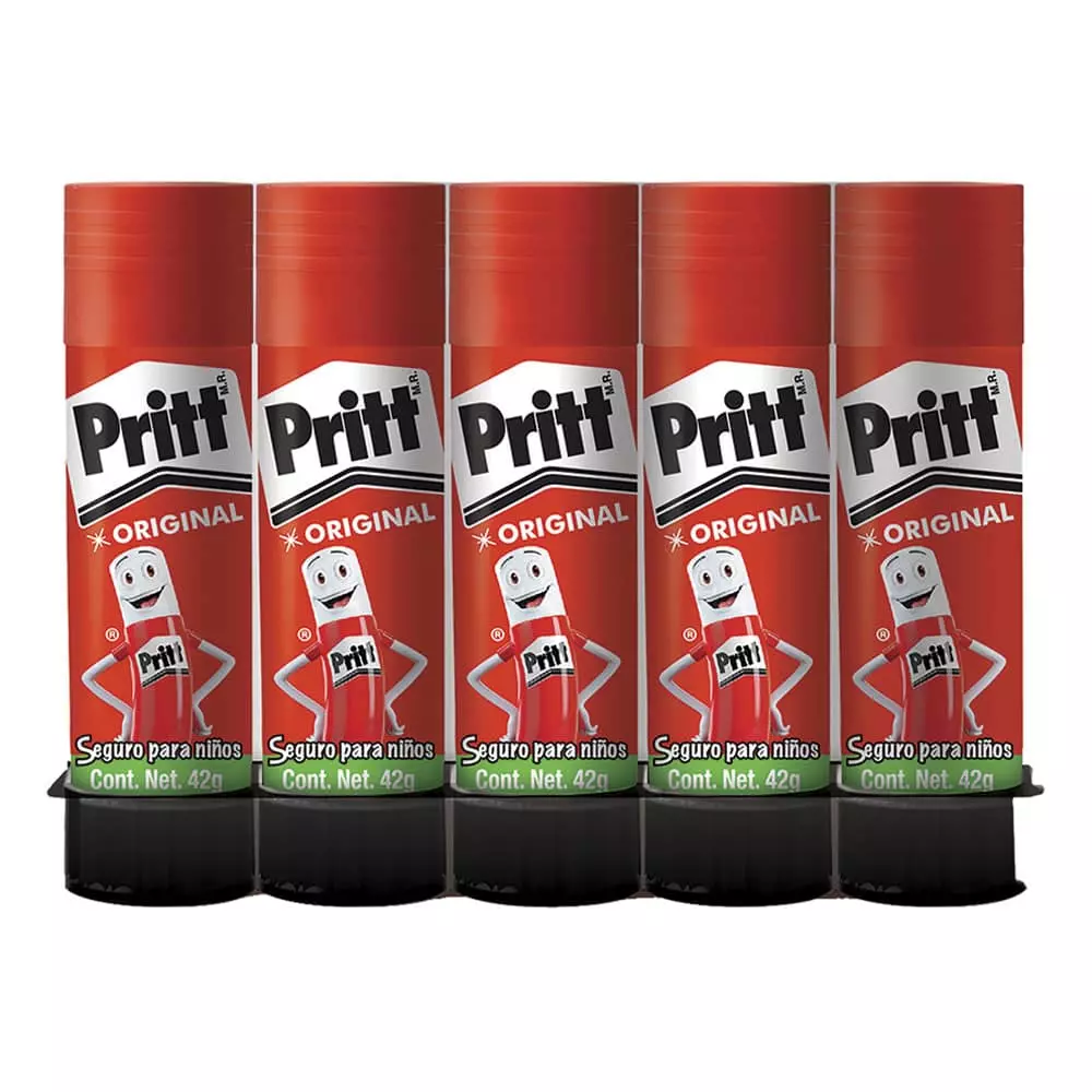 Pegamento Lápiz Adhesivo Tubo con 42 g con 5 Piezas Pritt®