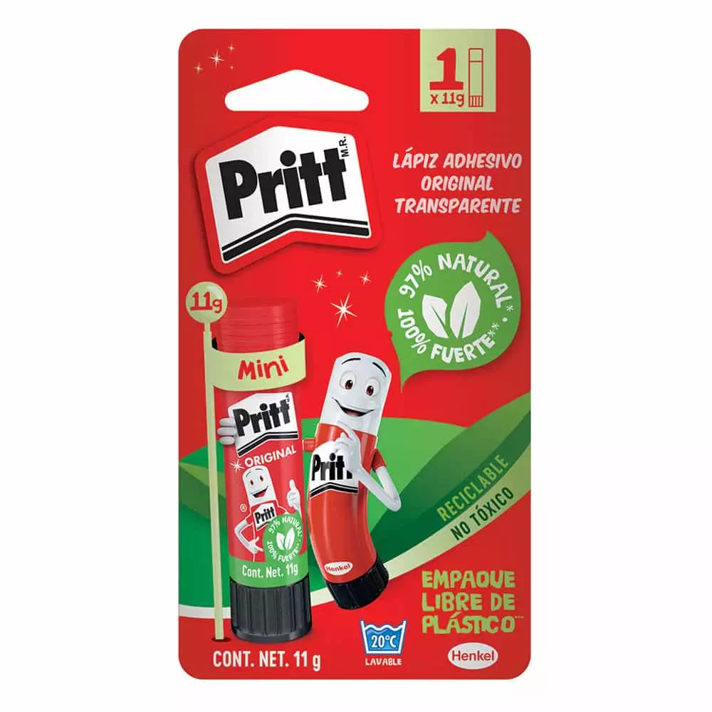 Pegamento Lápiz Adhesivo Tubo con 11 gr Cajilla Pritt®