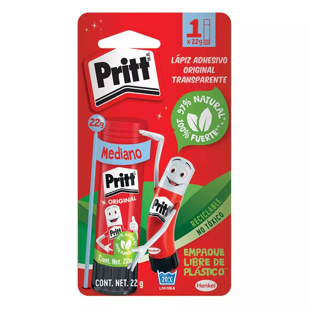 Pegamento Lápiz Adhesivo Tubo con 22 gr Cajilla Pritt®