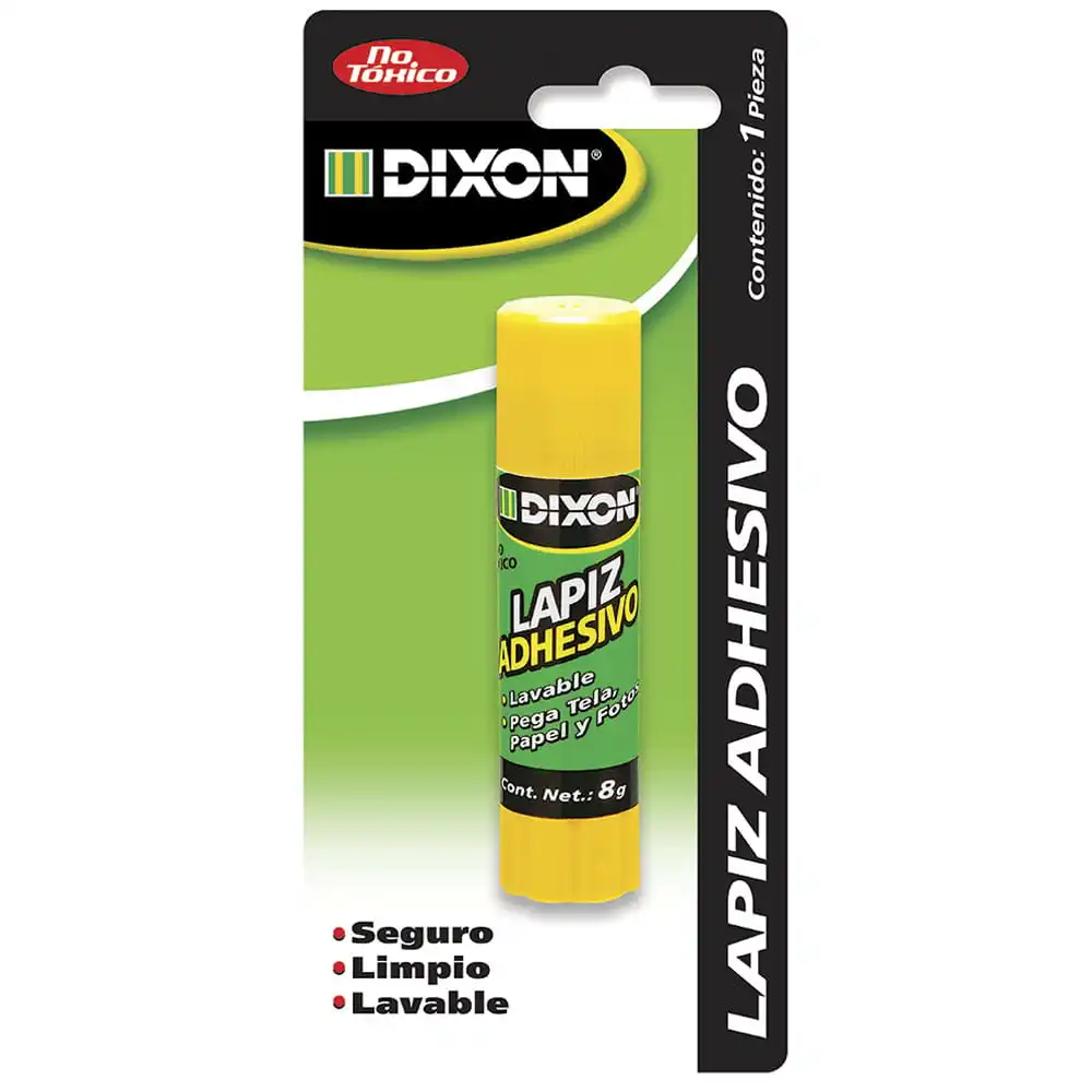 Pegamento Lápiz Adhesivo Tubo con 8 gr Blíster Dixon®