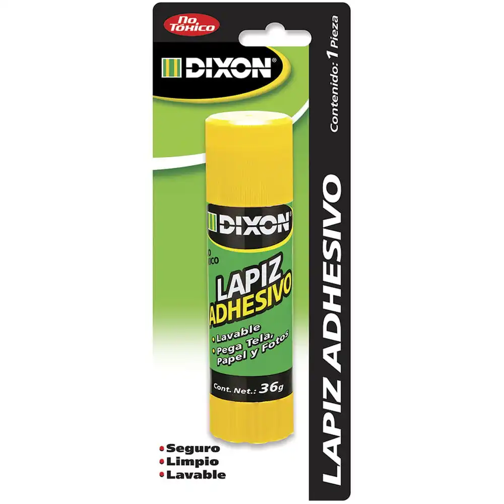 Pegamento Lápiz Adhesivo Tubo con 36 gr Blíster Dixon®