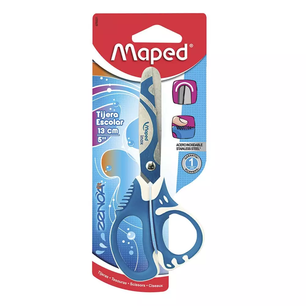 Tijera Escolar Zenoa 5" Blíster Maped®