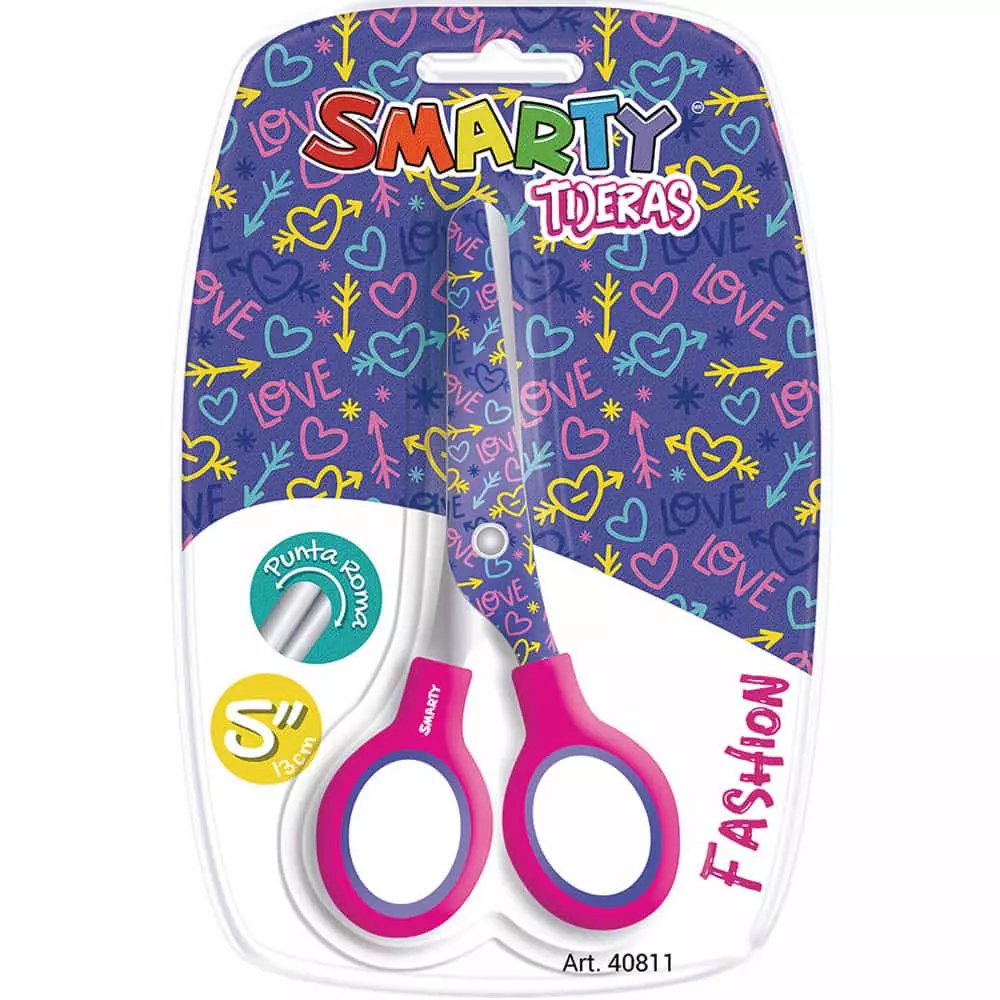 Tijera Fashion de 5" Blíster Smarty®