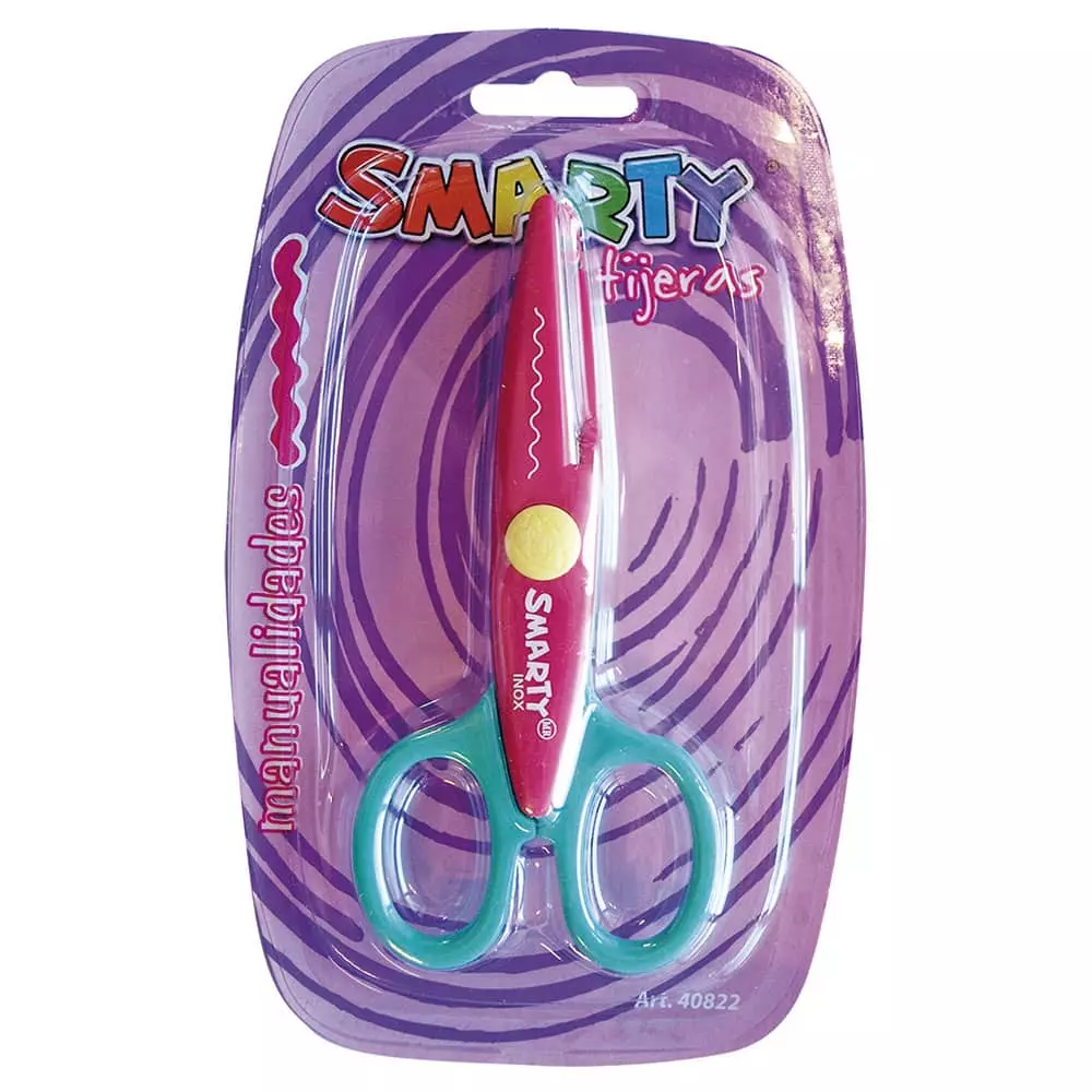 Tijera para Manualidades Curvas Blíster Smarty®