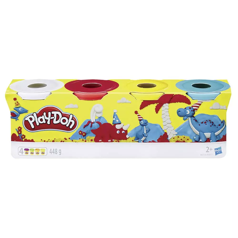 Masa Modeladora Paquete con 4 Colores Básicos Play Doh®
