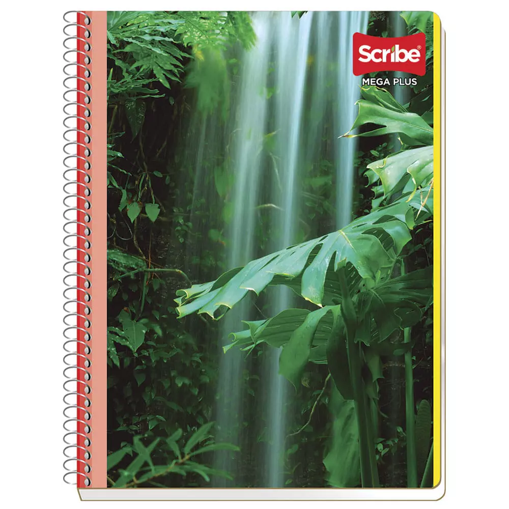 Cuaderno Espiral de 100 Hojas Profesional de Raya Mega Plus Scribe®