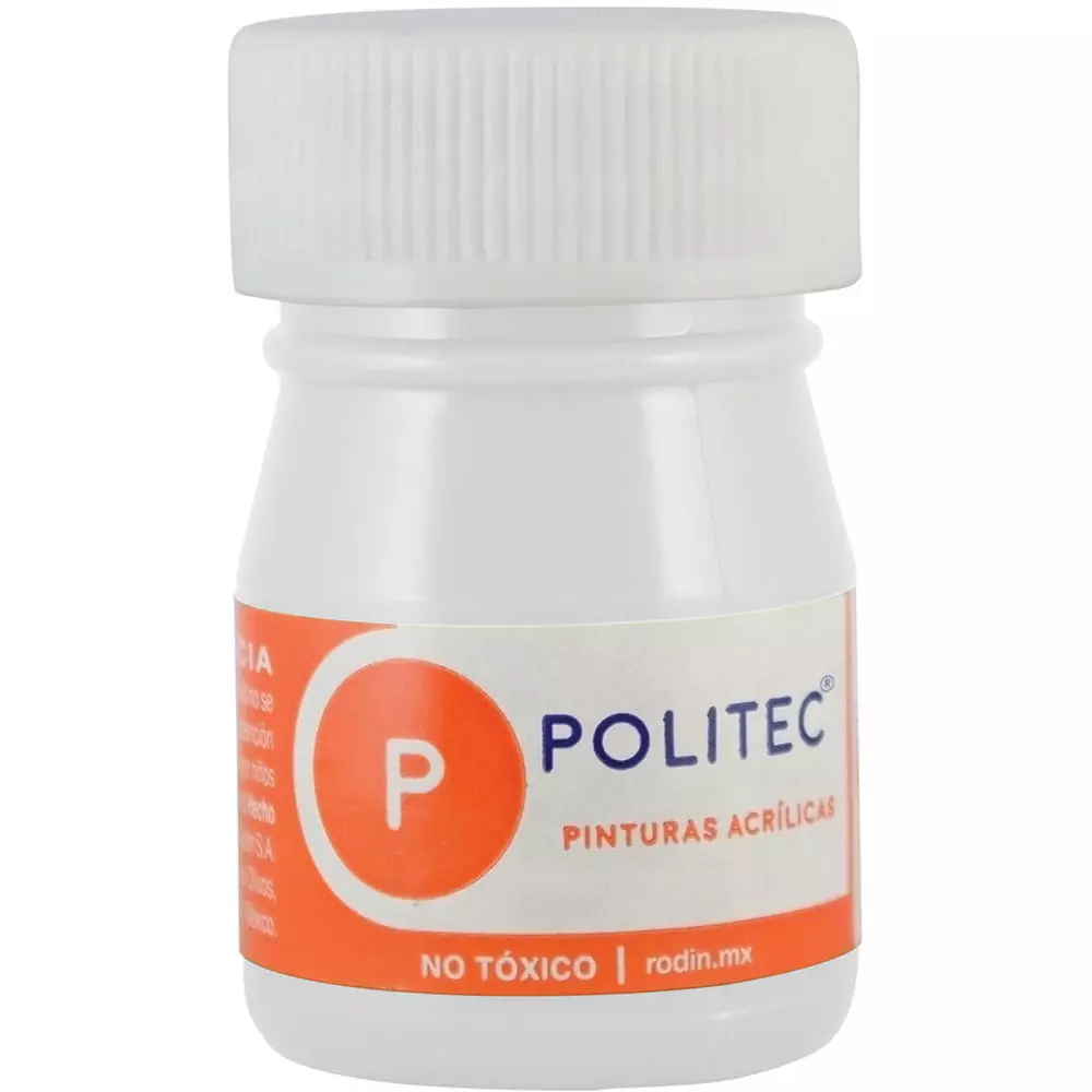 Pintura Acrílica Frasco con 20 ml Blanco Politec®