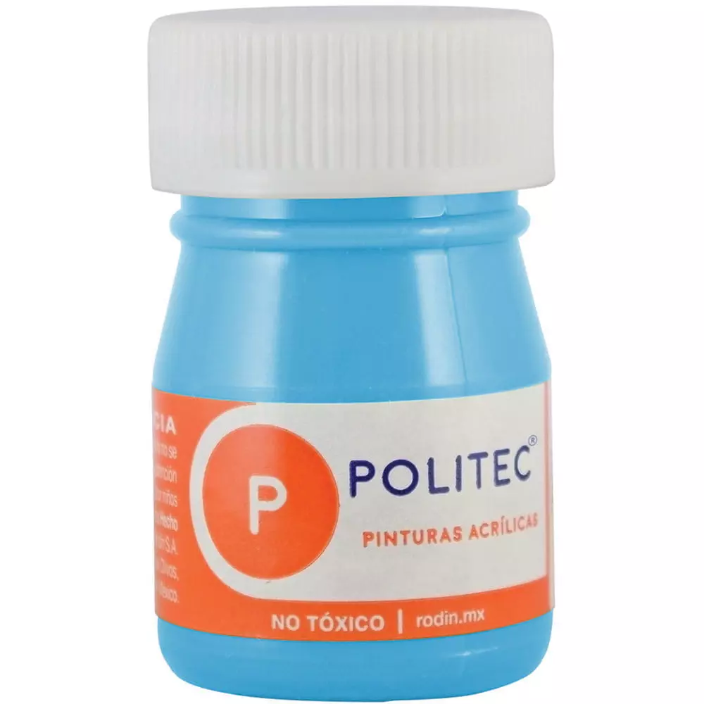 Pintura Acrílica Frasco con 20 ml Azul Pastel Politec®
