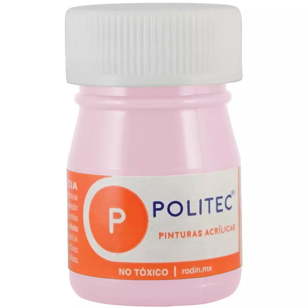 Pintura Acrílica Frasco con 20 ml Rosa Pastel Politec®
