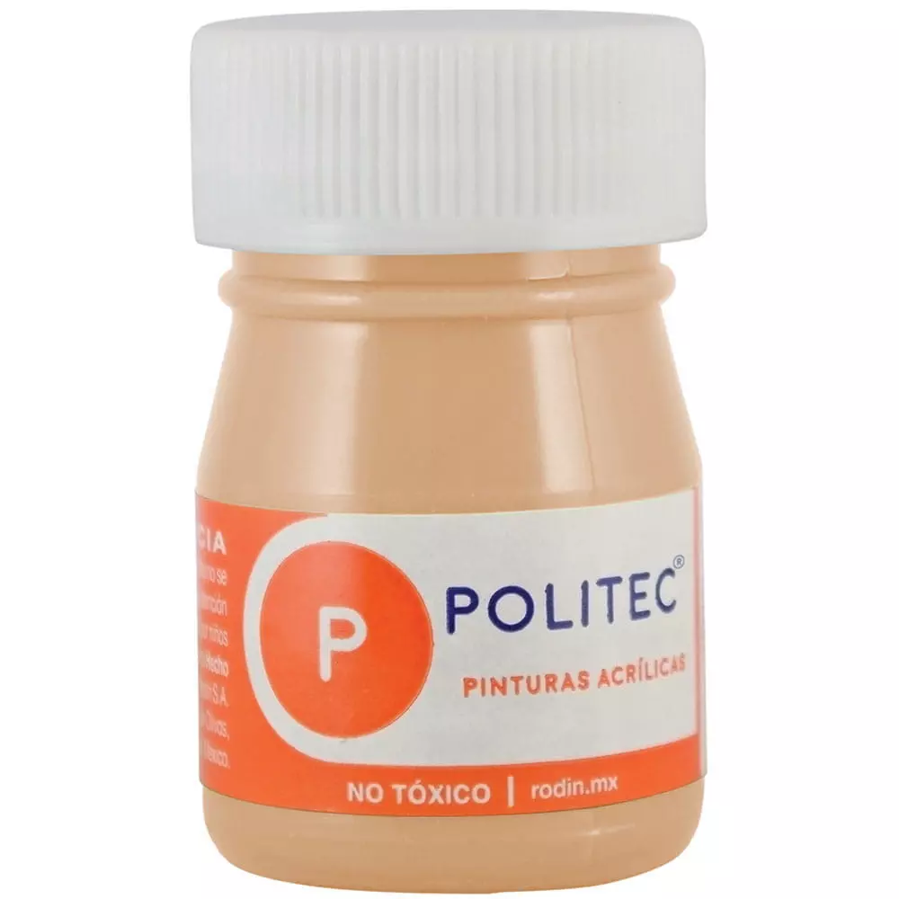 Pintura Acrílica Frasco con 20 ml Carne Politec®