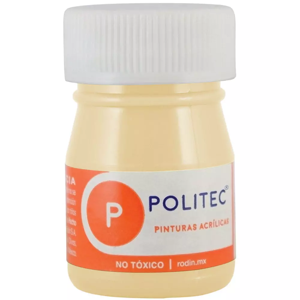 Pintura Acrílica Frasco con 20 ml Crema Politec®