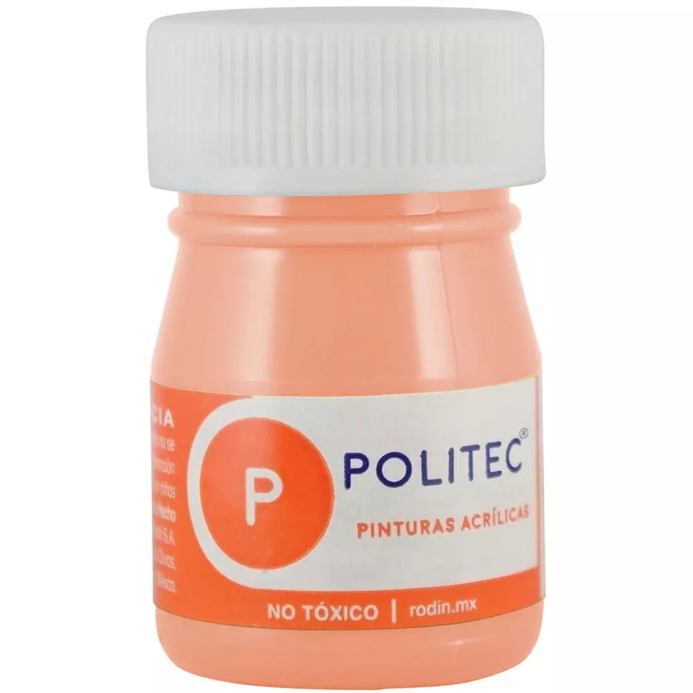 Pintura Acrílica Frasco con 20 ml Durazno Politec®