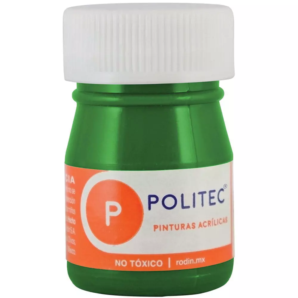 Pintura Acrílica Frasco con 20 ml Verde Olivo Politec®