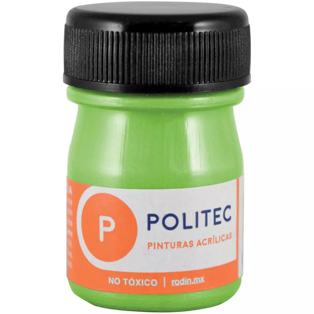 Pintura Acrílica Frasco con 20 ml Verde Metálico Politec®