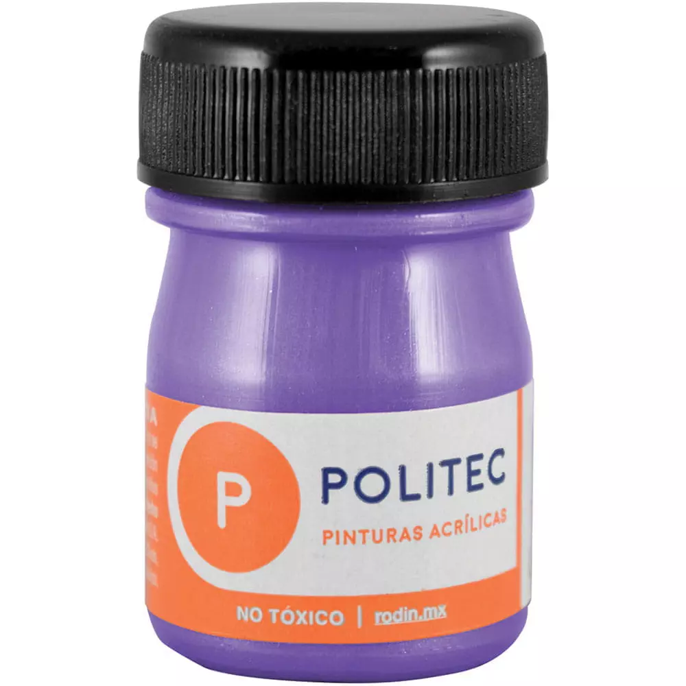 Pintura Acrílica Frasco con 20 ml Morado Metálico Politec®