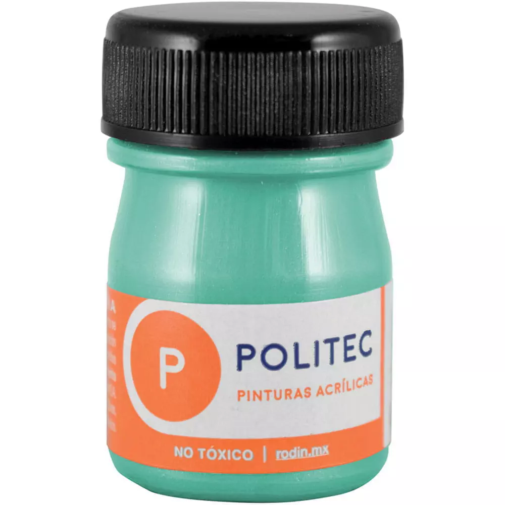 Pintura Acrílica Frasco con 20 ml Verde Metálico Politec®