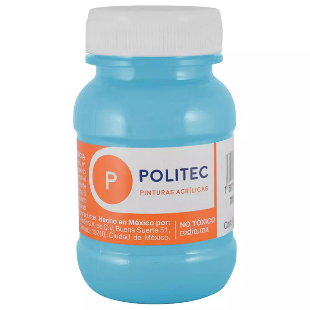 Pintura Acrílica Frasco con 100 ml Azul Pastel Politec®
