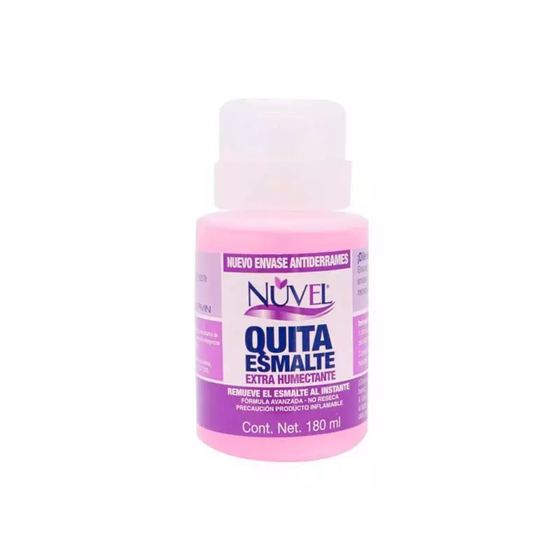 Quita Esmalte Extra Humectante Nuvel® 180 ml