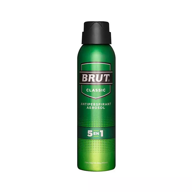 Desodorante Aerosol Classic 5 en 1 Brut® 150 ml