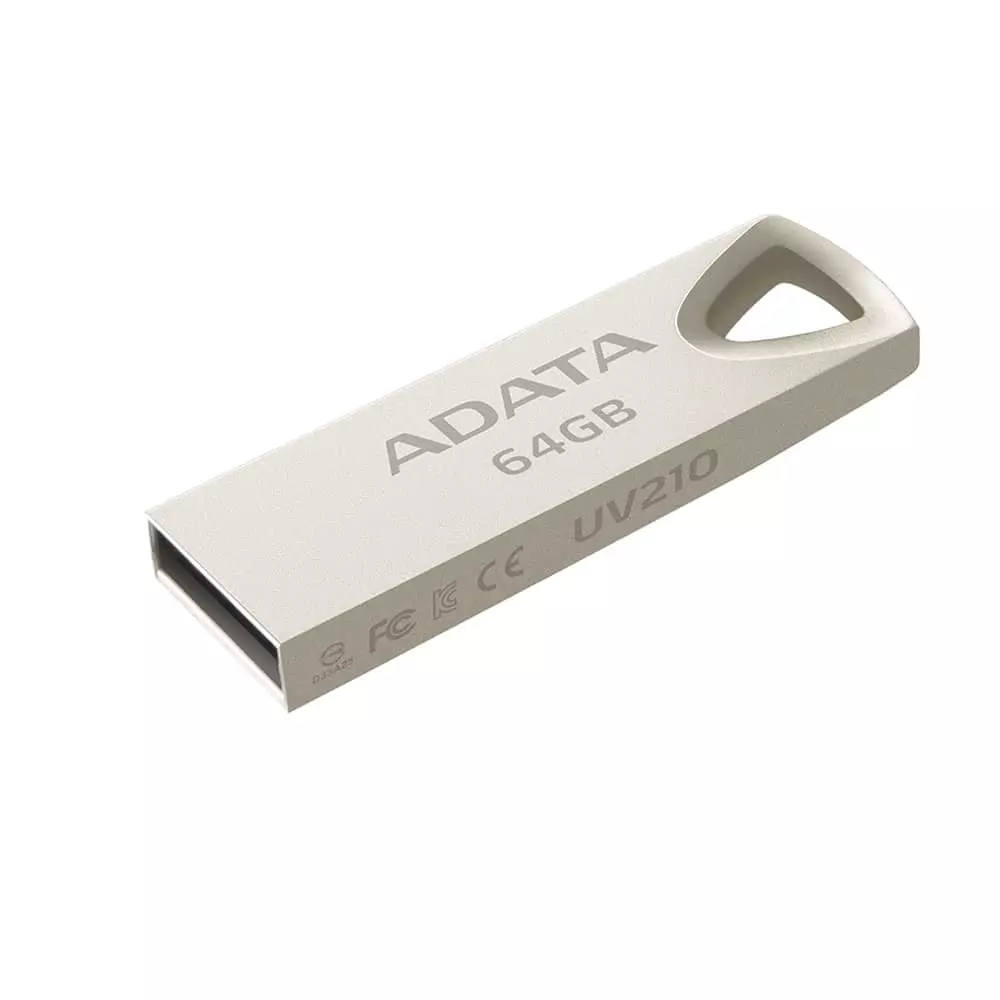 Memoria USB de 64 GB UV250 Metálica UV210 Adata®