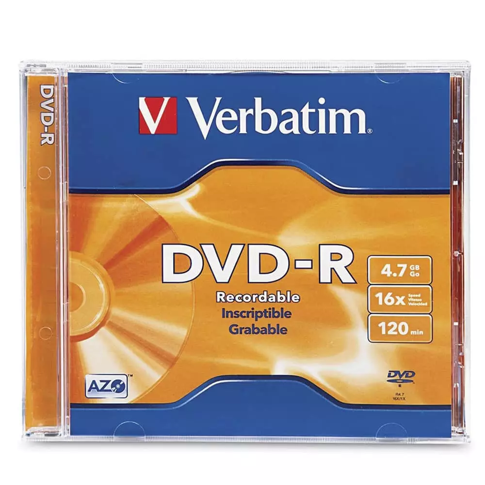 Disco DVD-R de 4.7 GB Grabable Datalife Verbatim®