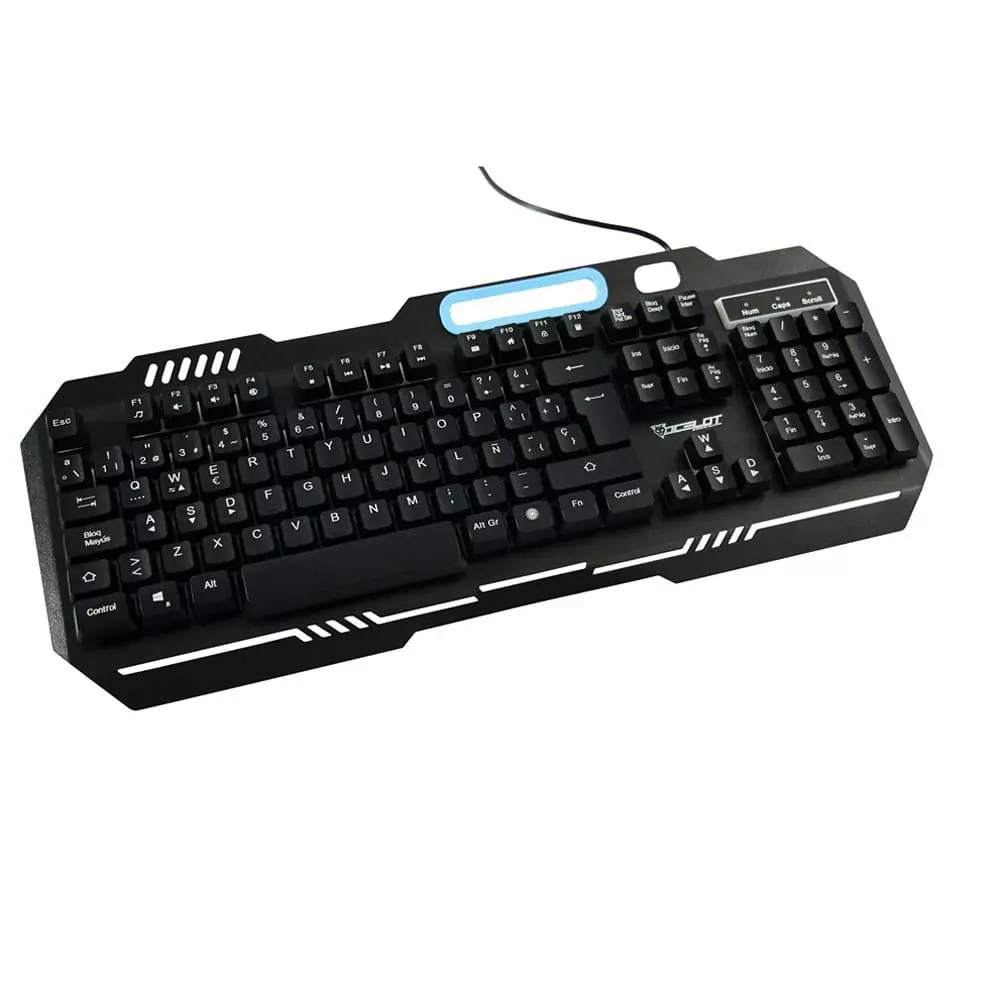 Teclado USB Gamer con Teclas Antighosting e Iluminación RGB Ocelot®