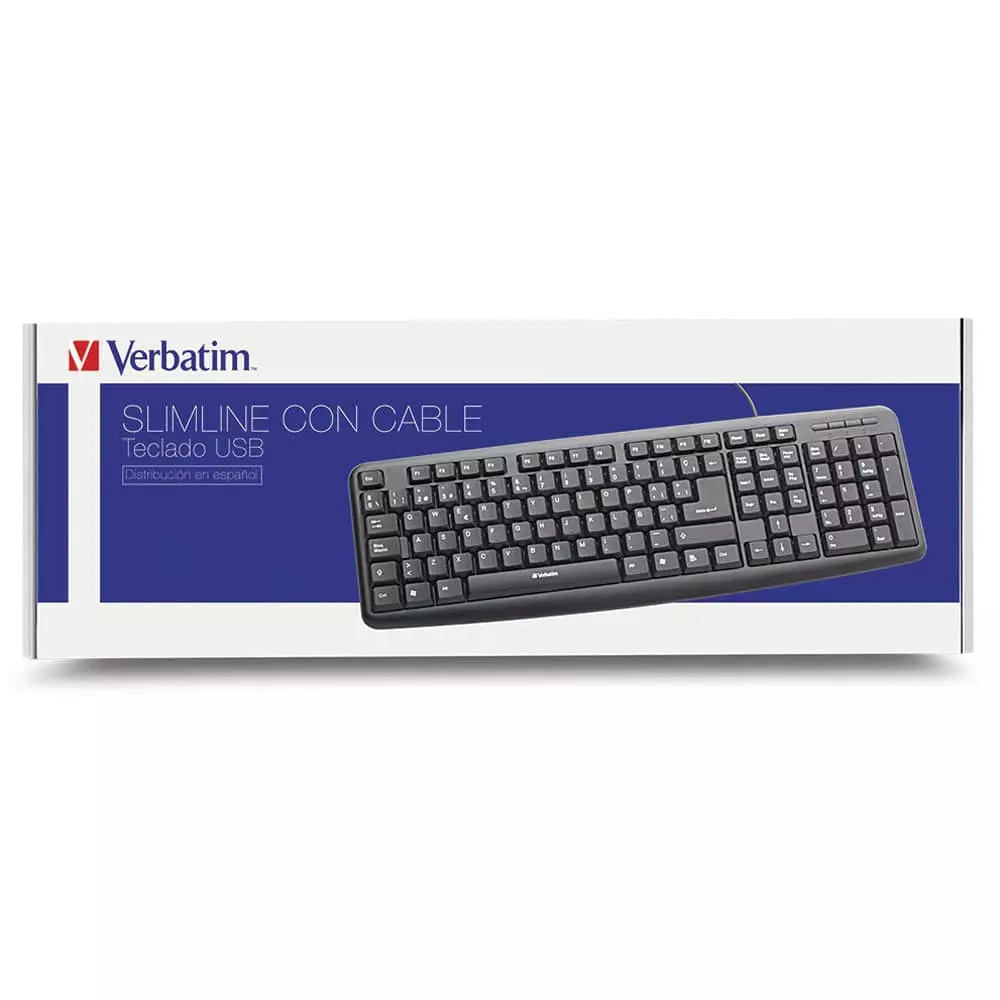 Teclado USB Negro Verbatim®